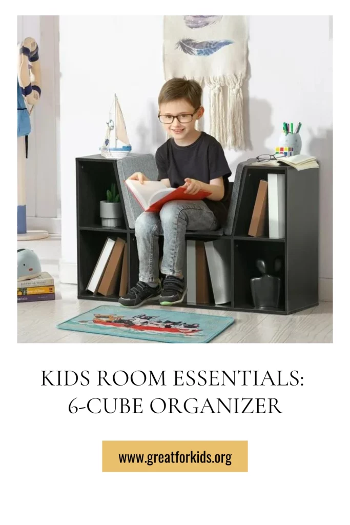 6 cuber organizer for kids room