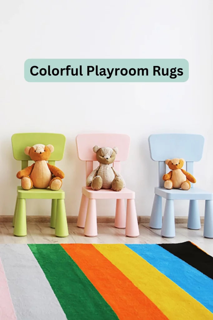 kids playroom rugs colorful