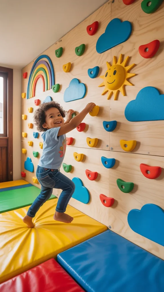 DIY Plywood Climbing Wall