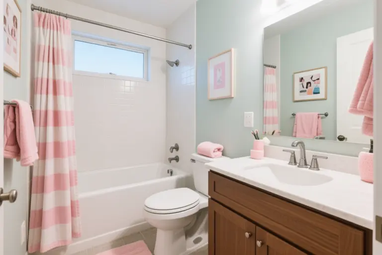 Modern Girls Bathroom Ideas