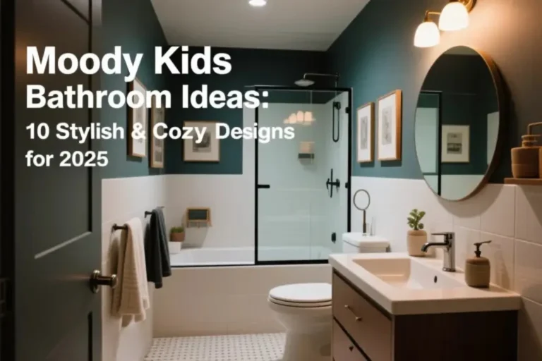Moody Kids Bathroom Ideas